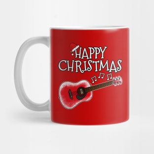 Christmas Acoustic Guitar Teacher Guitarist Xmas 2022 Mug